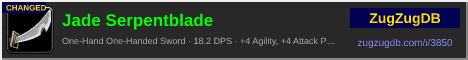 Jade Serpentblade: forum signature banner