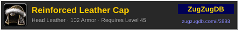 Reinforced Leather Cap: forum signature banner