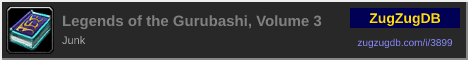 Legends of the Gurubashi, Volume 3: forum signature banner