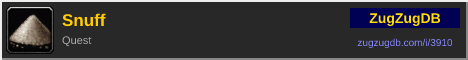 Snuff: forum signature banner