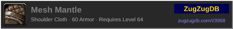 Mesh Mantle: forum signature banner