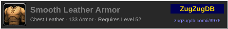 Smooth Leather Armor: forum signature banner