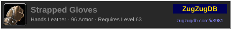 Strapped Gloves: forum signature banner