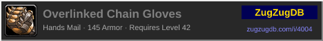 Overlinked Chain Gloves: forum signature banner