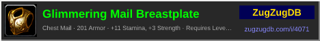Glimmering Mail Breastplate: forum signature banner