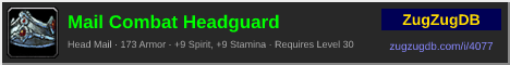 Mail Combat Headguard: forum signature banner