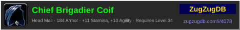 Chief Brigadier Coif: forum signature banner