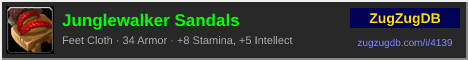 Junglewalker Sandals: forum signature banner