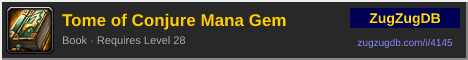 Tome of Conjure Mana Gem: forum signature banner