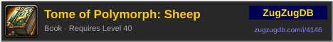 Tome of Polymorph: Sheep: forum signature banner