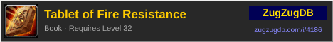 Tablet of Fire Resistance: forum signature banner