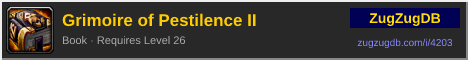 Grimoire of Pestilence II: forum signature banner