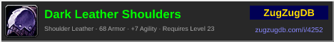 Dark Leather Shoulders: forum signature banner