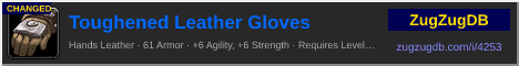 Toughened Leather Gloves: forum signature banner