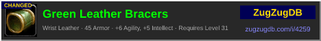 Green Leather Bracers: forum signature banner