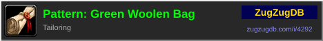 Pattern: Green Woolen Bag: forum signature banner