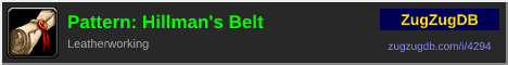 Pattern: Hillman's Belt: forum signature banner