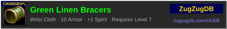 Green Linen Bracers: forum signature banner