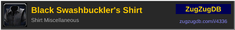 Black Swashbuckler's Shirt: forum signature banner
