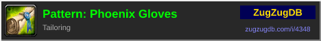 Pattern: Phoenix Gloves: forum signature banner
