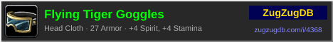 Flying Tiger Goggles: forum signature banner