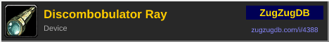 Discombobulator Ray: forum signature banner