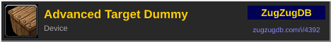 Advanced Target Dummy: forum signature banner