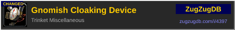 Gnomish Cloaking Device: forum signature banner