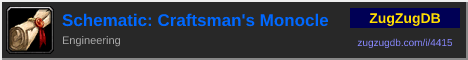 Schematic: Craftsman's Monocle: forum signature banner