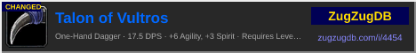 Talon of Vultros: forum signature banner