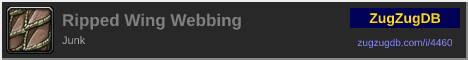 Ripped Wing Webbing: forum signature banner