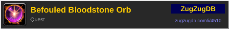 Befouled Bloodstone Orb: forum signature banner