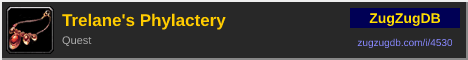 Trelane's Phylactery: forum signature banner