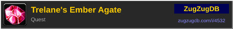 Trelane's Ember Agate: forum signature banner