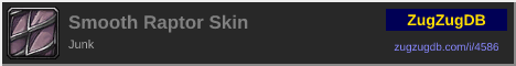 Smooth Raptor Skin: forum signature banner