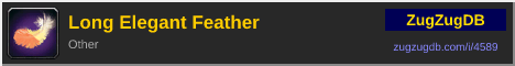 Long Elegant Feather: forum signature banner