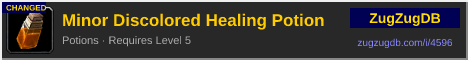 Minor Discolored Healing Potion: forum signature banner
