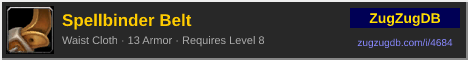 Spellbinder Belt: forum signature banner