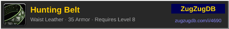 Hunting Belt: forum signature banner