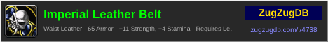 Imperial Leather Belt: forum signature banner