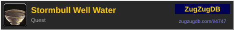Stormbull Well Water: forum signature banner