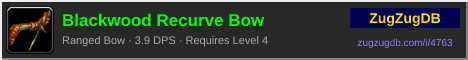 Blackwood Recurve Bow: forum signature banner