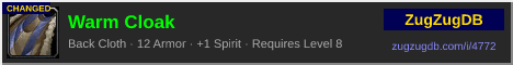 Warm Cloak: forum signature banner