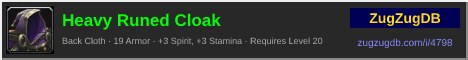 Heavy Runed Cloak: forum signature banner