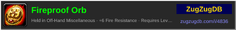 Fireproof Orb: forum signature banner