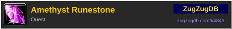 Amethyst Runestone: forum signature banner