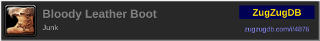 Bloody Leather Boot: forum signature banner