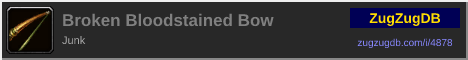 Broken Bloodstained Bow: forum signature banner