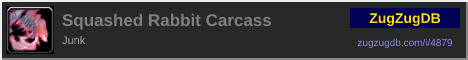 Squashed Rabbit Carcass: forum signature banner