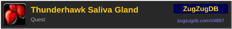Thunderhawk Saliva Gland: forum signature banner